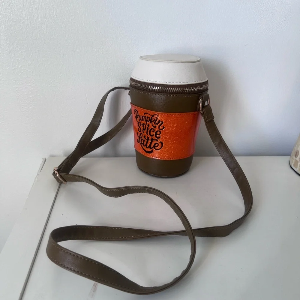 MAD Engine Pumpkin Spice Crossbody Bag - Orange and White